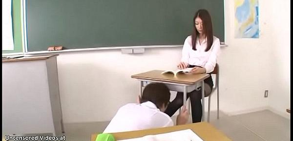  Japanese most sexy teacher fucked in classroom